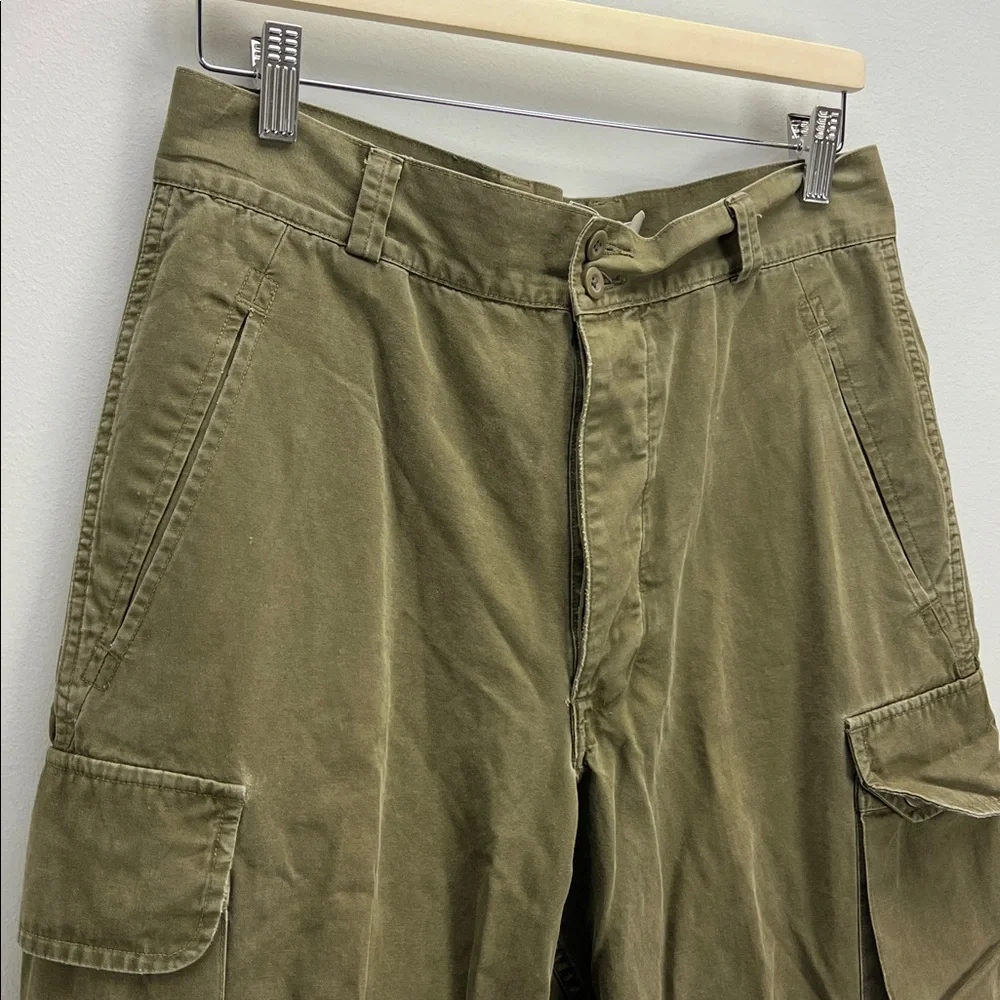 Vintage Banana Republic Civilian Reserve Cargo Pants Army Green Mens 31 80s 90s